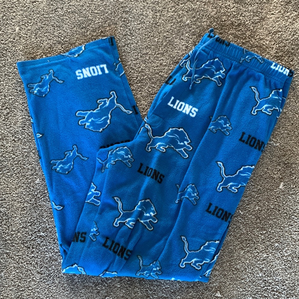 Detroit Lions fleece pajama pants